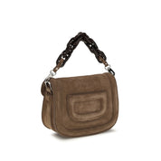 Pierre Hardy Brown Goatskin Shoulder Bag