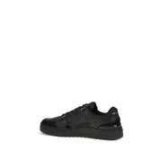 Philipp Plein Black Polyester Low Top Sneakers