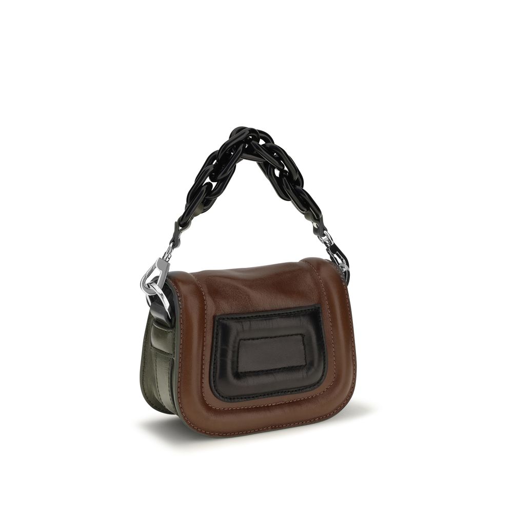 Pierre Hardy Brown Calf Leather Handbags