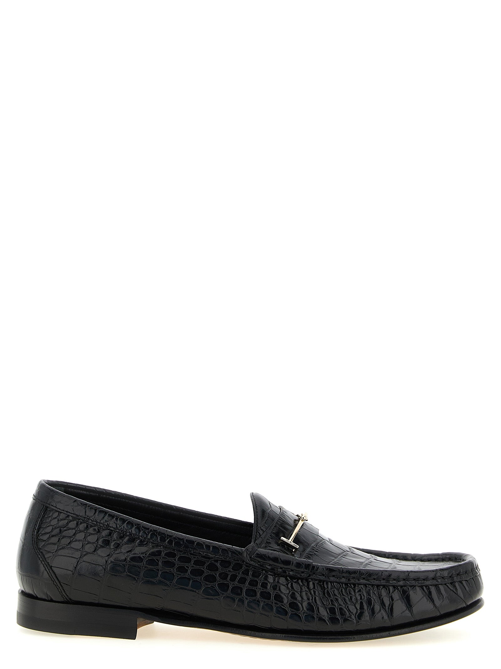 Tom Ford Black Calfskin Loafers