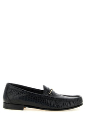 Tom Ford Black Calfskin Loafers