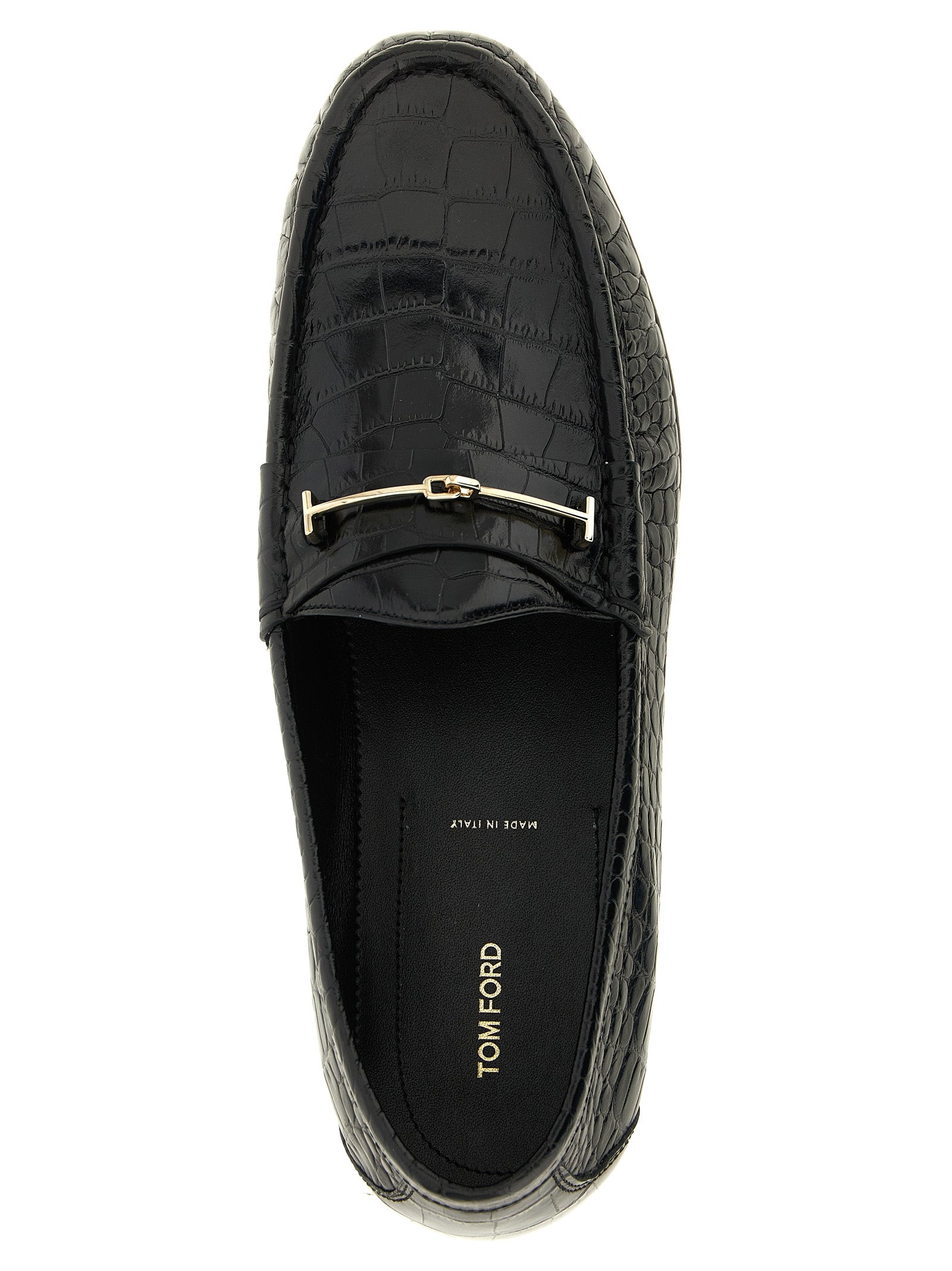Tom Ford Black Calfskin Loafers
