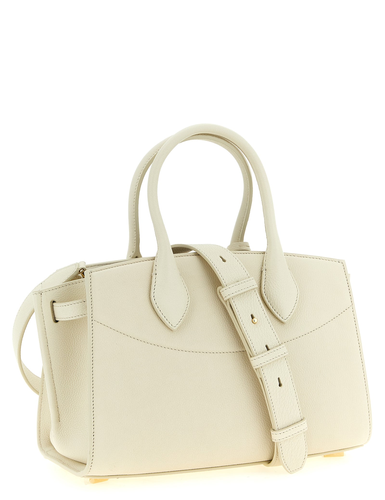 Ferragamo White Calfskin Handbags