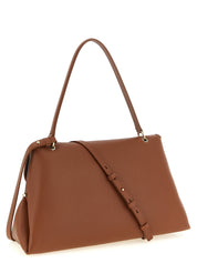 Ferragamo Cognac Brown Calfskin Shoulder Bag