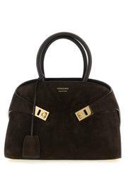 Ferragamo Brown Goat Leather Handbag