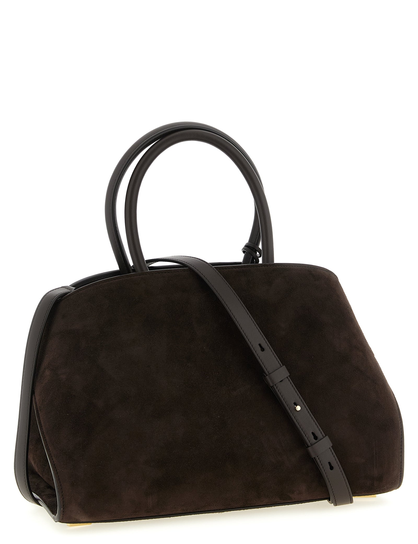Ferragamo Brown Goat Leather Handbag