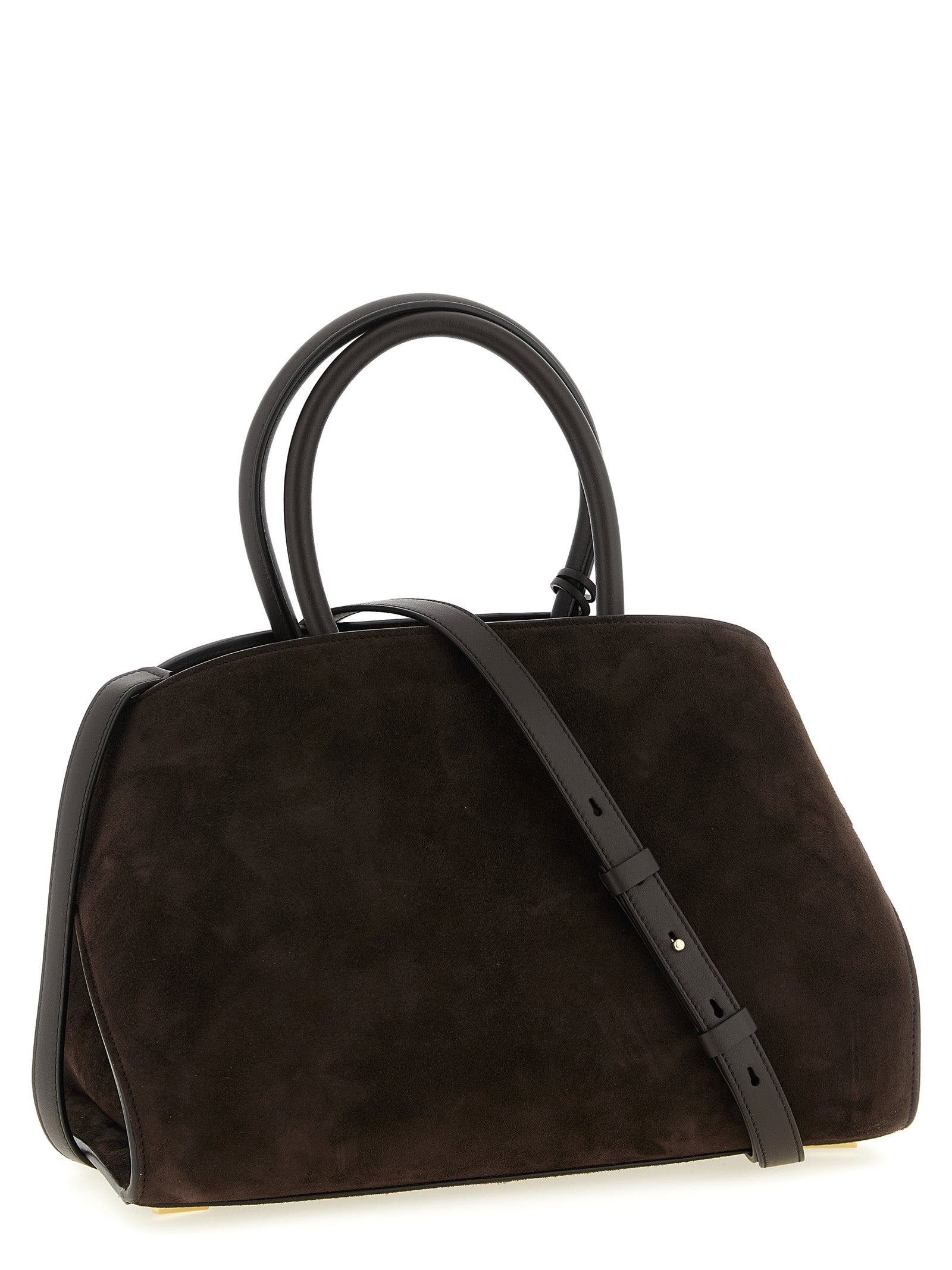 Ferragamo Brown Goat Leather Handbag