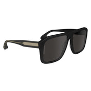 Victoria Beckham Black Plastic Aviator Sunglasses
