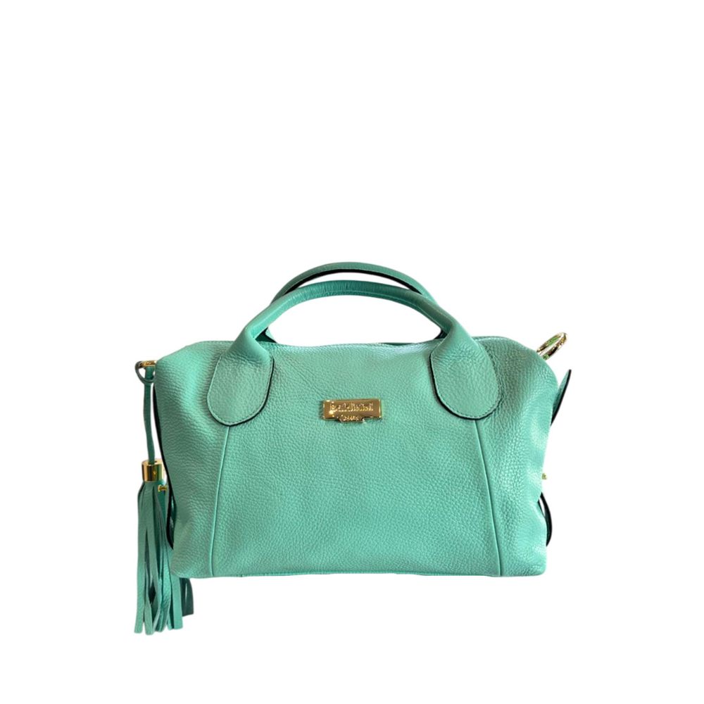 Baldinini Trend Turquoise Cow Leather Handbags