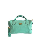 Baldinini Trend Turquoise Cow Leather Handbags