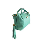 Baldinini Trend Turquoise Cow Leather Handbags
