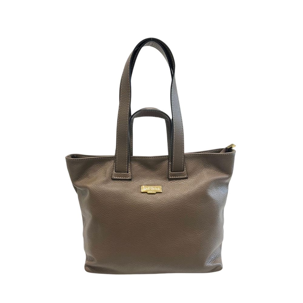 Baldinini Trend Taupe Cow Leather Handbags