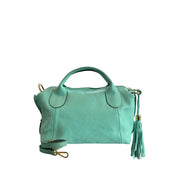 Baldinini Trend Turquoise Cow Leather Handbags