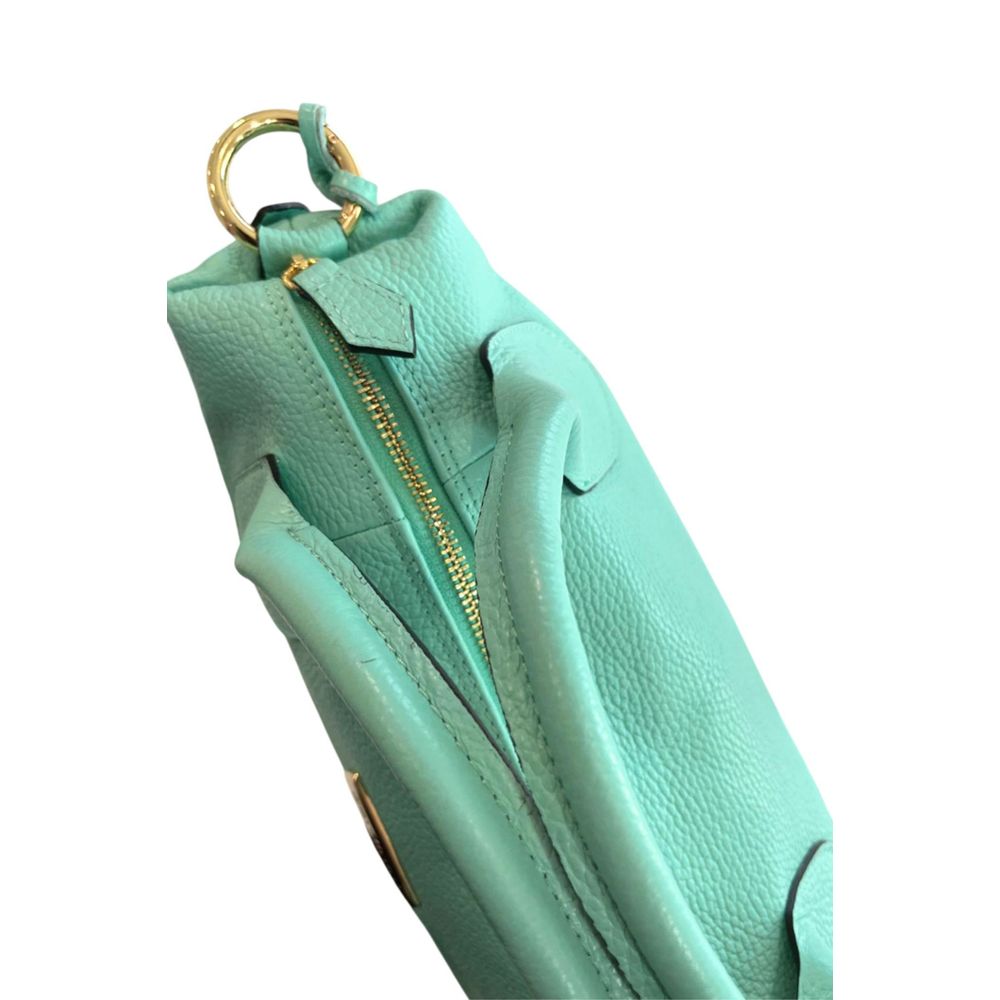 Baldinini Trend Turquoise Cow Leather Handbags