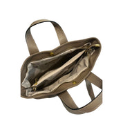 Baldinini Trend Taupe Cow Leather Handbags