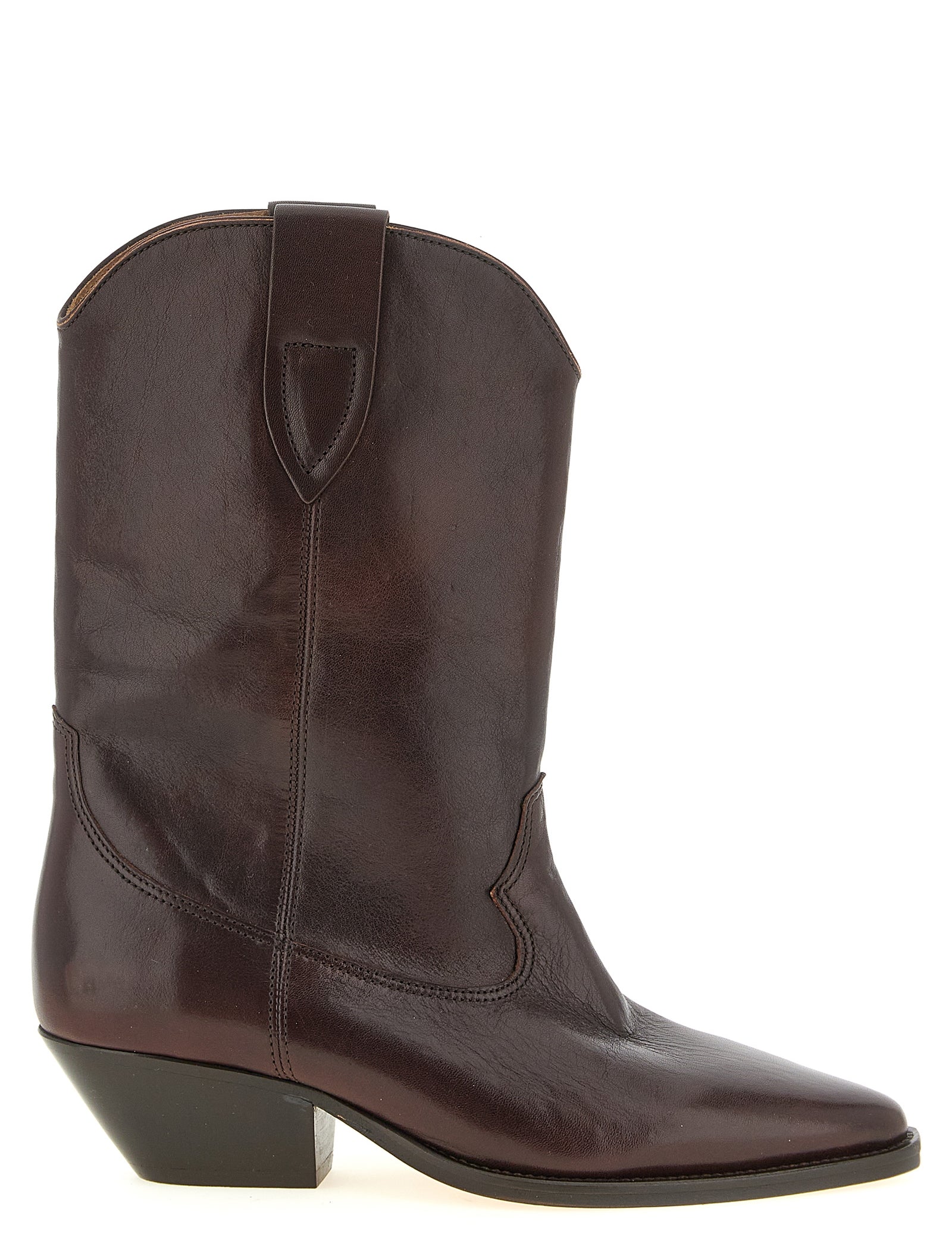 Isabel Marant Brown Cow leather Texan Boots