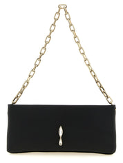 Christian Louboutin Black Elastane Clutch Bag