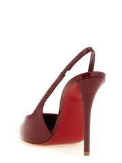 Christian Louboutin Red Calfskin Slingback Pumps