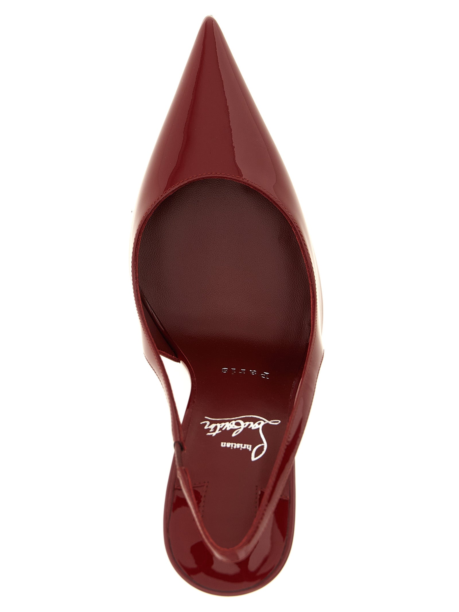 Christian Louboutin Red Calfskin Slingback Pumps