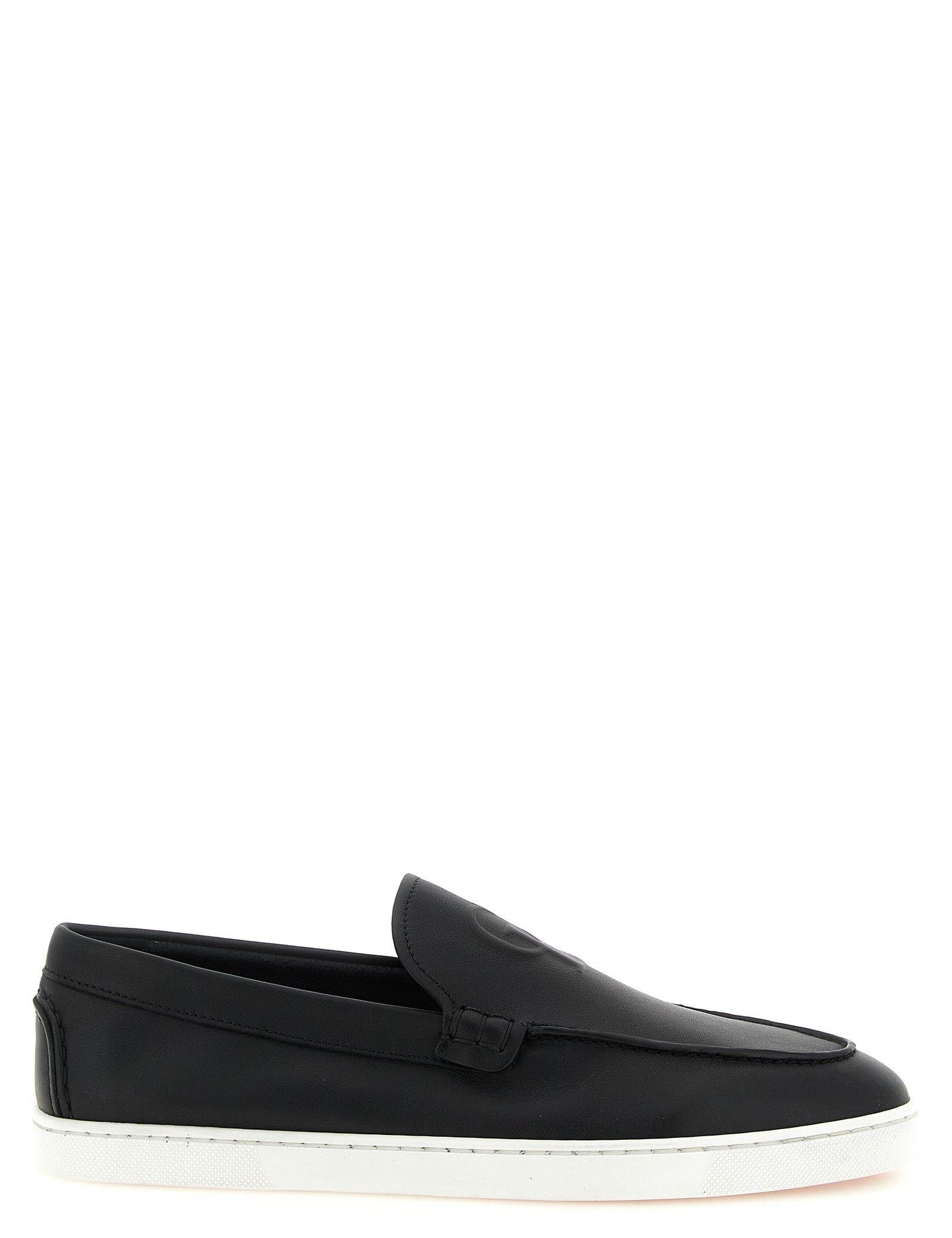 Christian Louboutin Black Calfskin Loafers