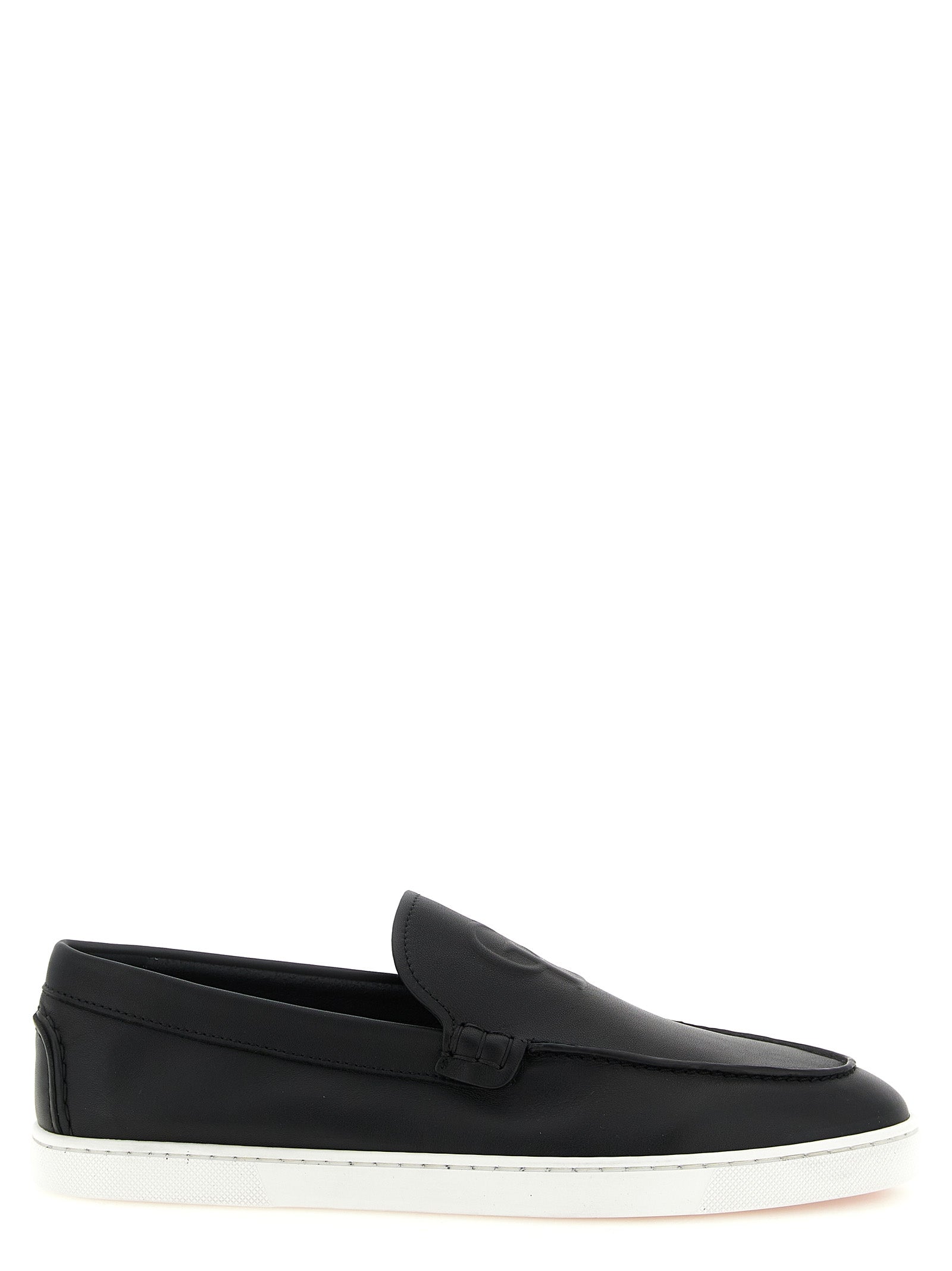 Christian Louboutin Black Calfskin Loafers