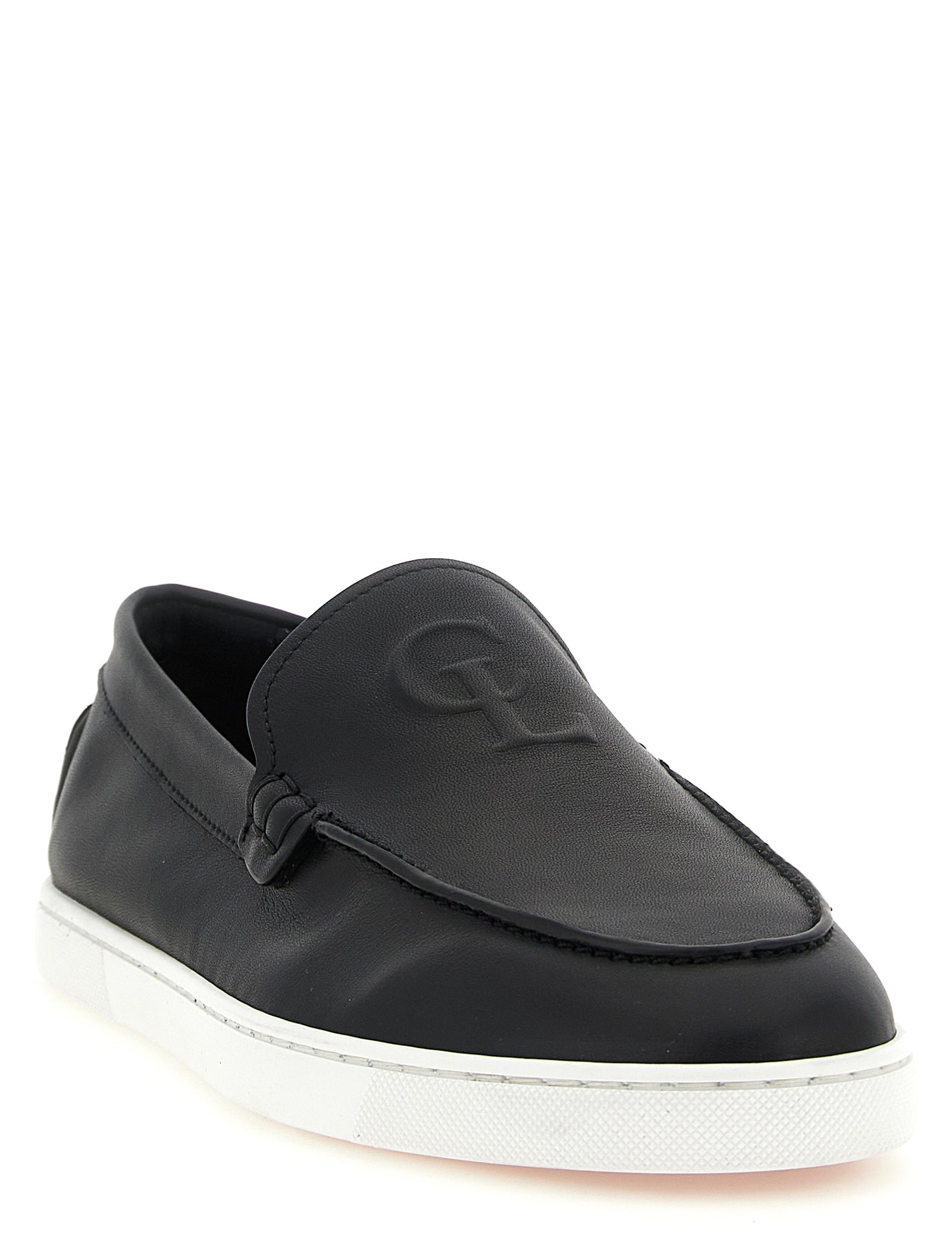 Christian Louboutin Black Calfskin Loafers