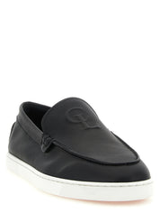 Christian Louboutin Black Calfskin Loafers