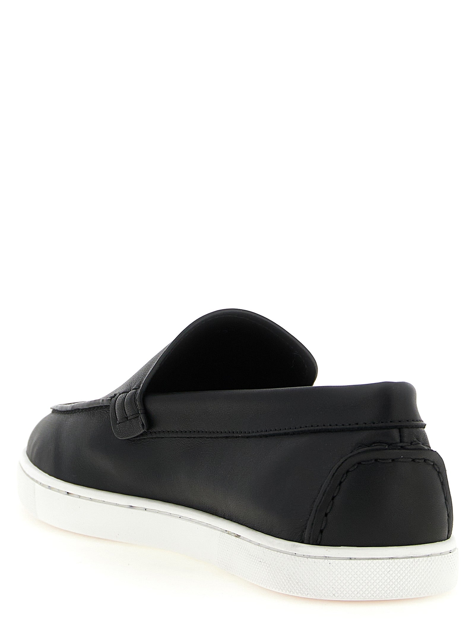 Christian Louboutin Black Calfskin Loafers