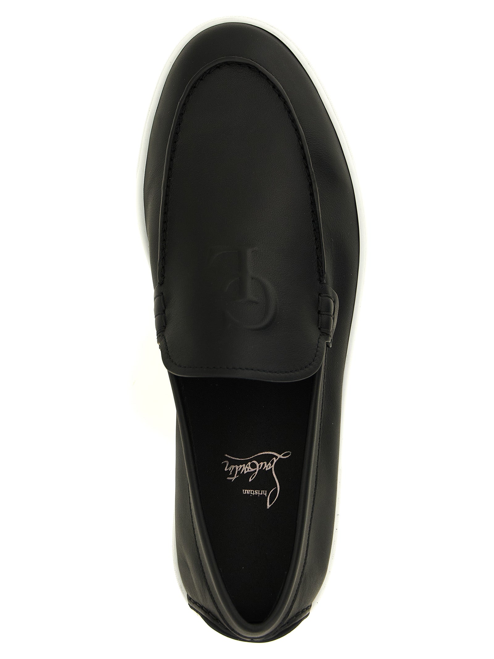 Christian Louboutin Black Calfskin Loafers