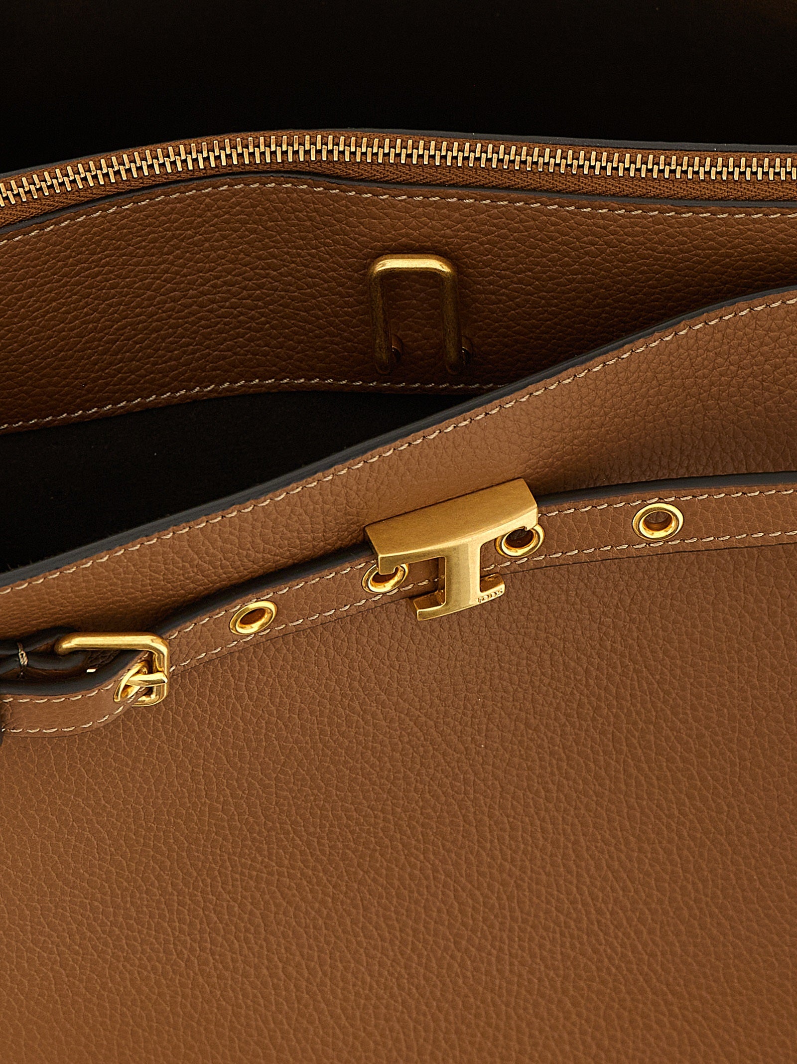 Tod's Brown Calfskin Handbags