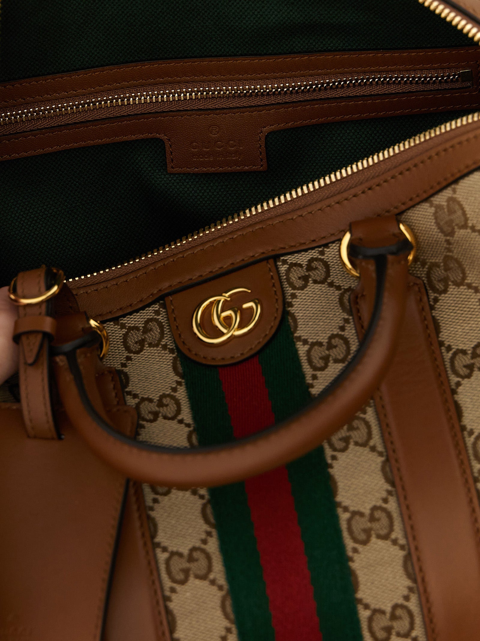 Gucci Beige Polyester Top Case