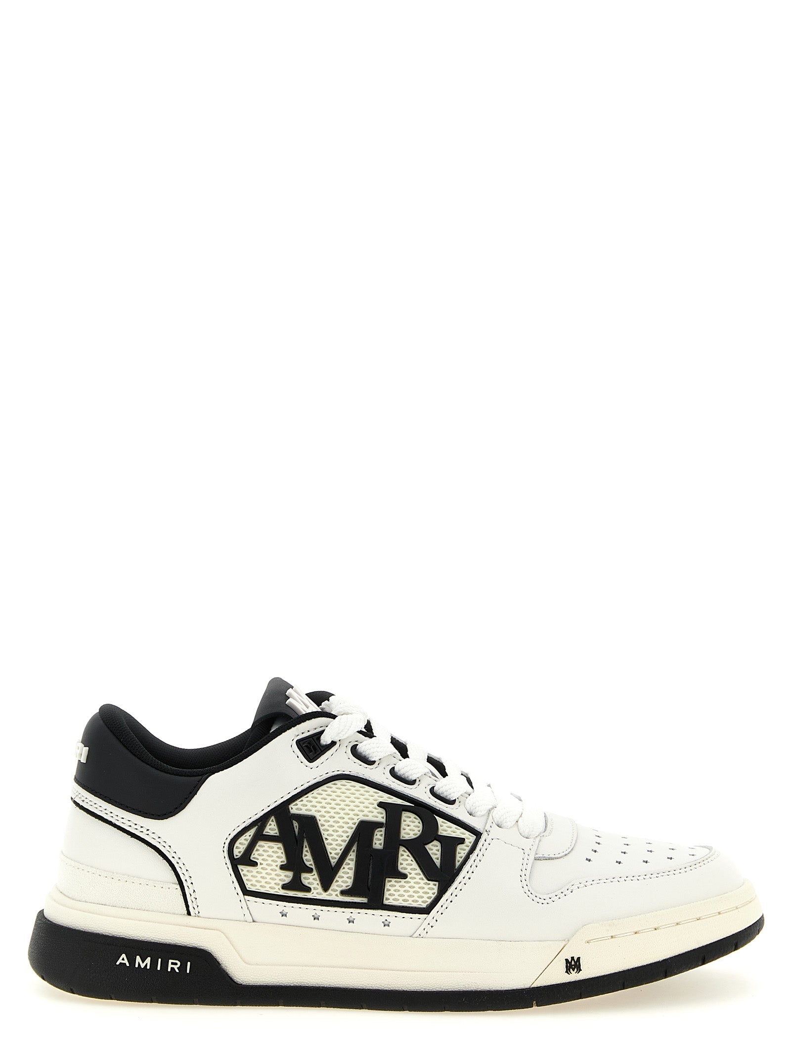 Amiri White/Black Calfskin Sneakers