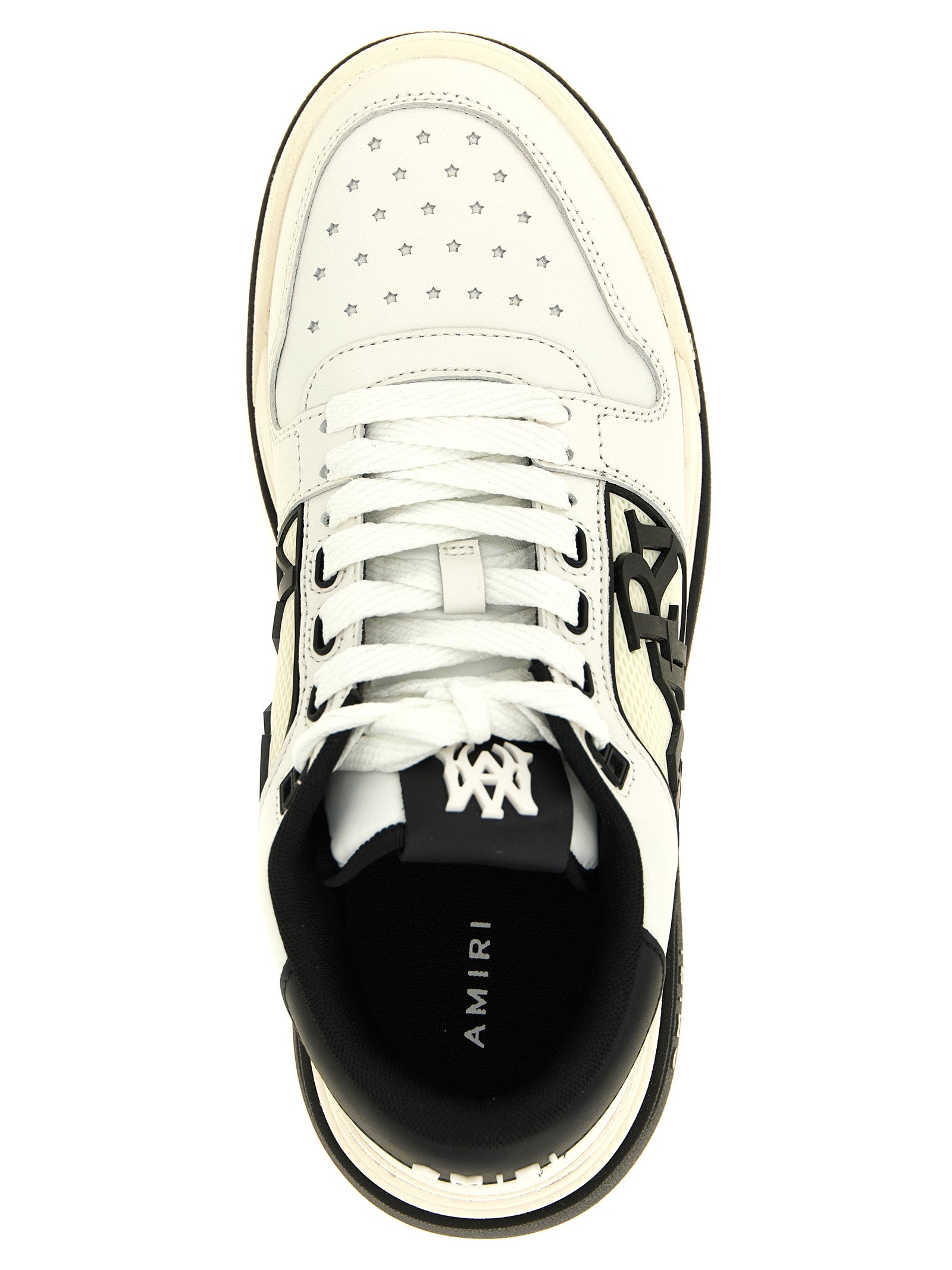 Amiri White/Black Calfskin Sneakers