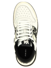 Amiri White/Black Calfskin Sneakers