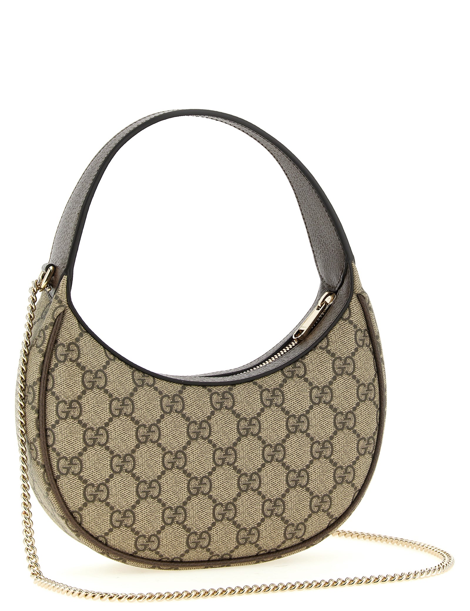 Gucci Beige GG Supreme Canvas Crossbody Bag
