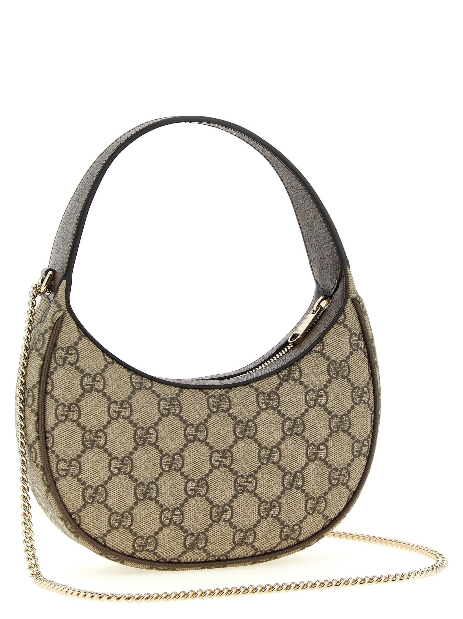 Gucci Beige GG Supreme Canvas Crossbody Bag