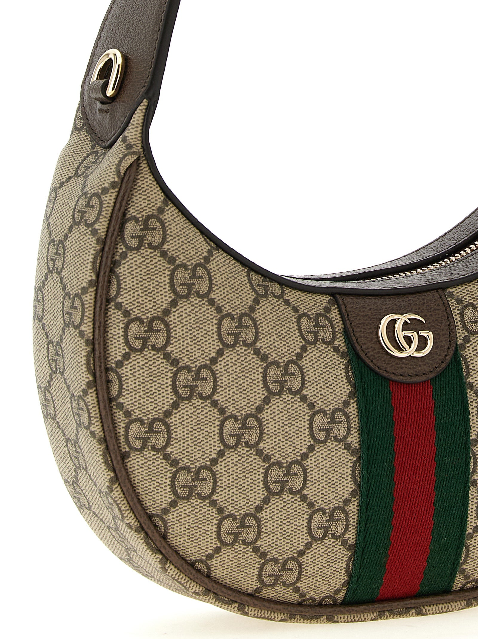 Gucci Beige GG Supreme Canvas Crossbody Bag