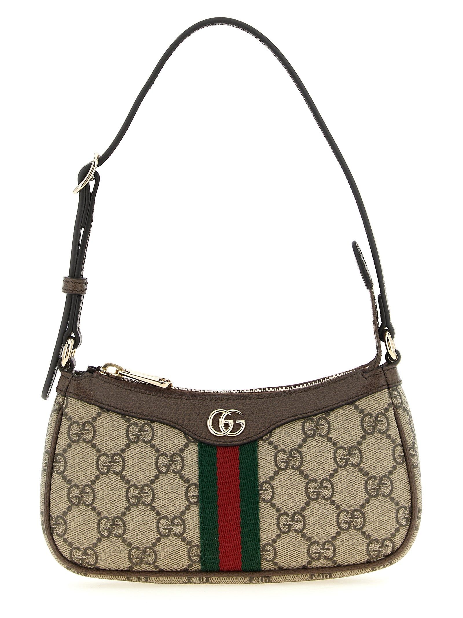 Gucci Beige Coated Canvas Crossbody Bag