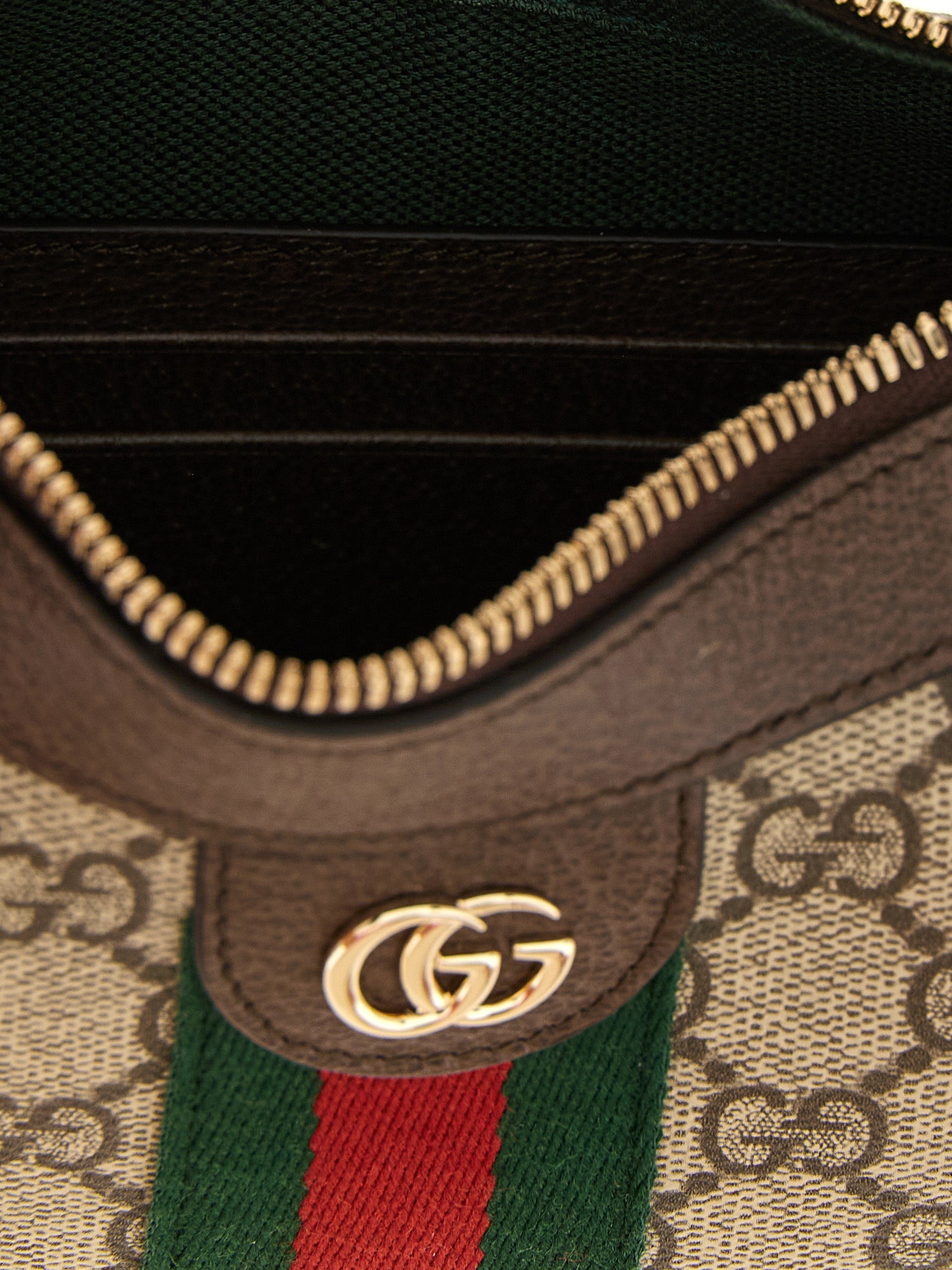 Gucci Beige GG Supreme Canvas Crossbody Bag