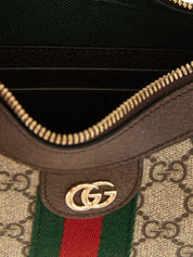 Gucci Beige GG Supreme Canvas Crossbody Bag