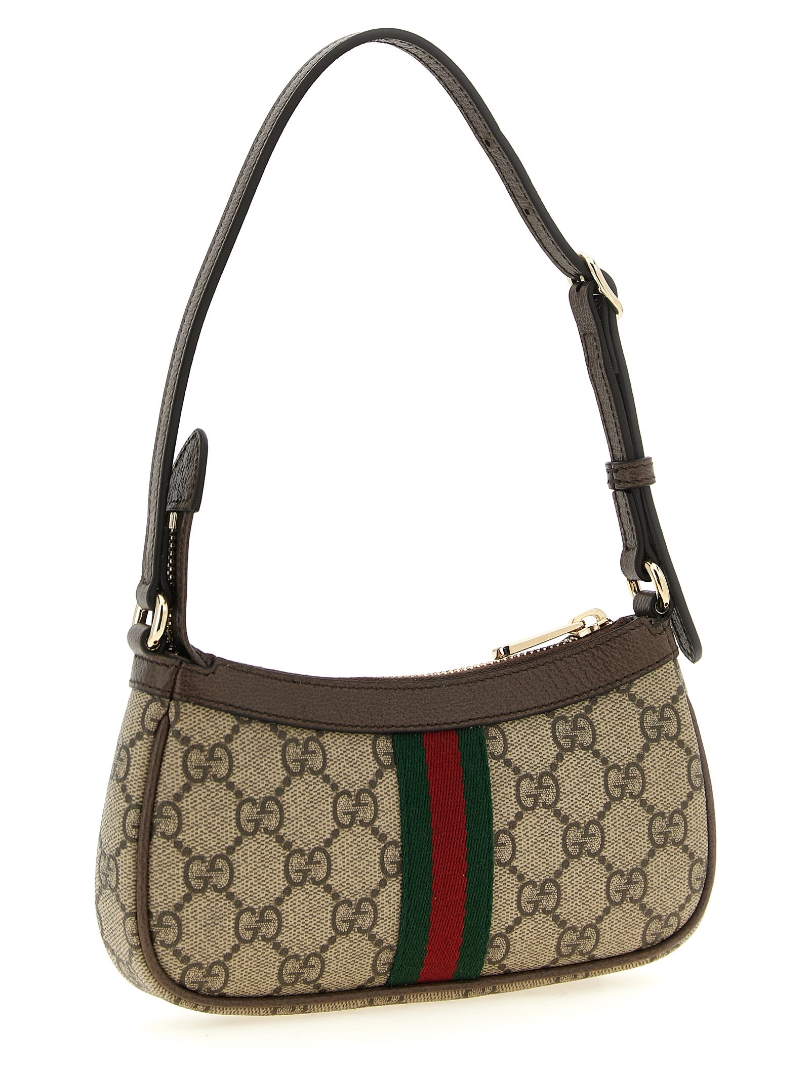 Gucci Beige Coated Canvas Crossbody Bag