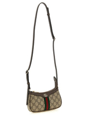 Gucci Beige Coated Canvas Crossbody Bag