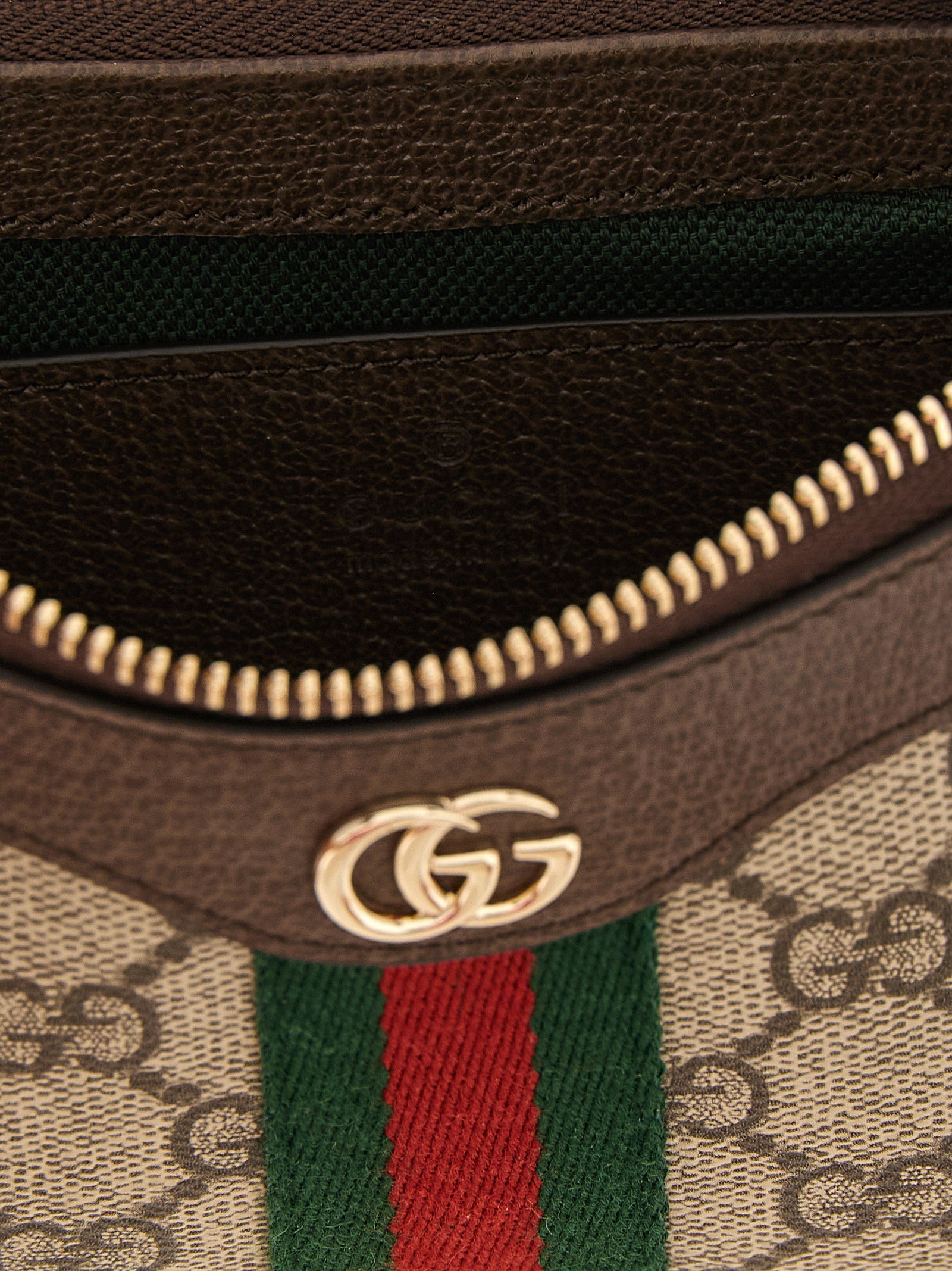 Gucci Beige Coated Canvas Crossbody Bag