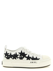 Amiri White Cotton Low Top Sneakers