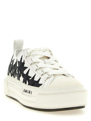 Amiri White Cotton Low Top Sneakers