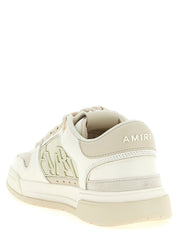 Vita låga sneakers i kalvskinn