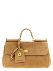 Dolce & Gabbana Beige Calfskin Shoulder Bag