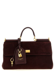 Dolce & Gabbana Bordeaux Calfskin Handbags