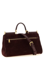 Dolce & Gabbana Bordeaux Calfskin Handbags