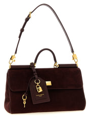 Dolce & Gabbana Bordeaux Calfskin Handbags